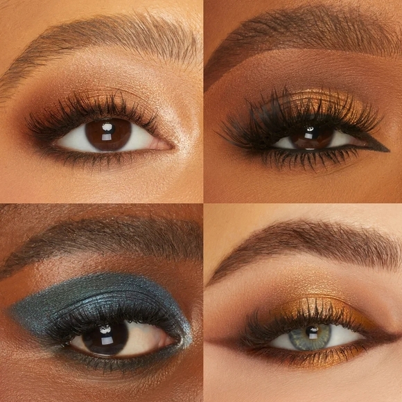 Tarte Eyeshadow Palette with Gold, Blue, and Brown Hues - Picture 4 of 7